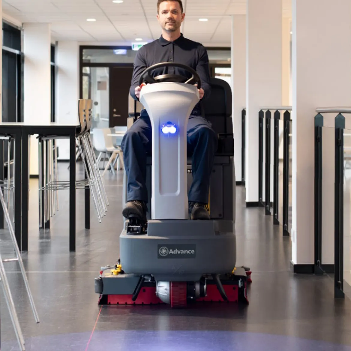 Advance® SC4000® Ride-On Floor Scrubber w/ REV Technology (Battery, EcoFlex™ & High Performance Options Available)