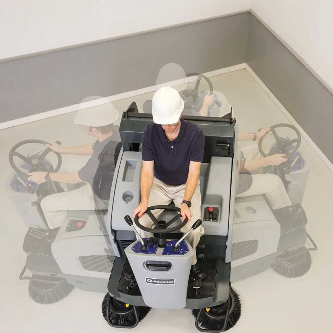 Advance® SW4000™ Rider Sweeper - 49" Sweeping Path