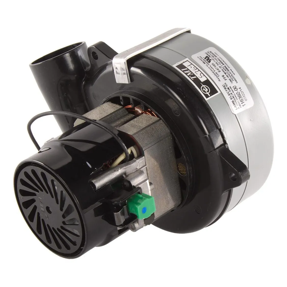Ametek 2-Stage Vacuum Motor w/ Metal Adapter (#11639200-CC) for the CleanFreak® 120 PSI Carpet Extractors