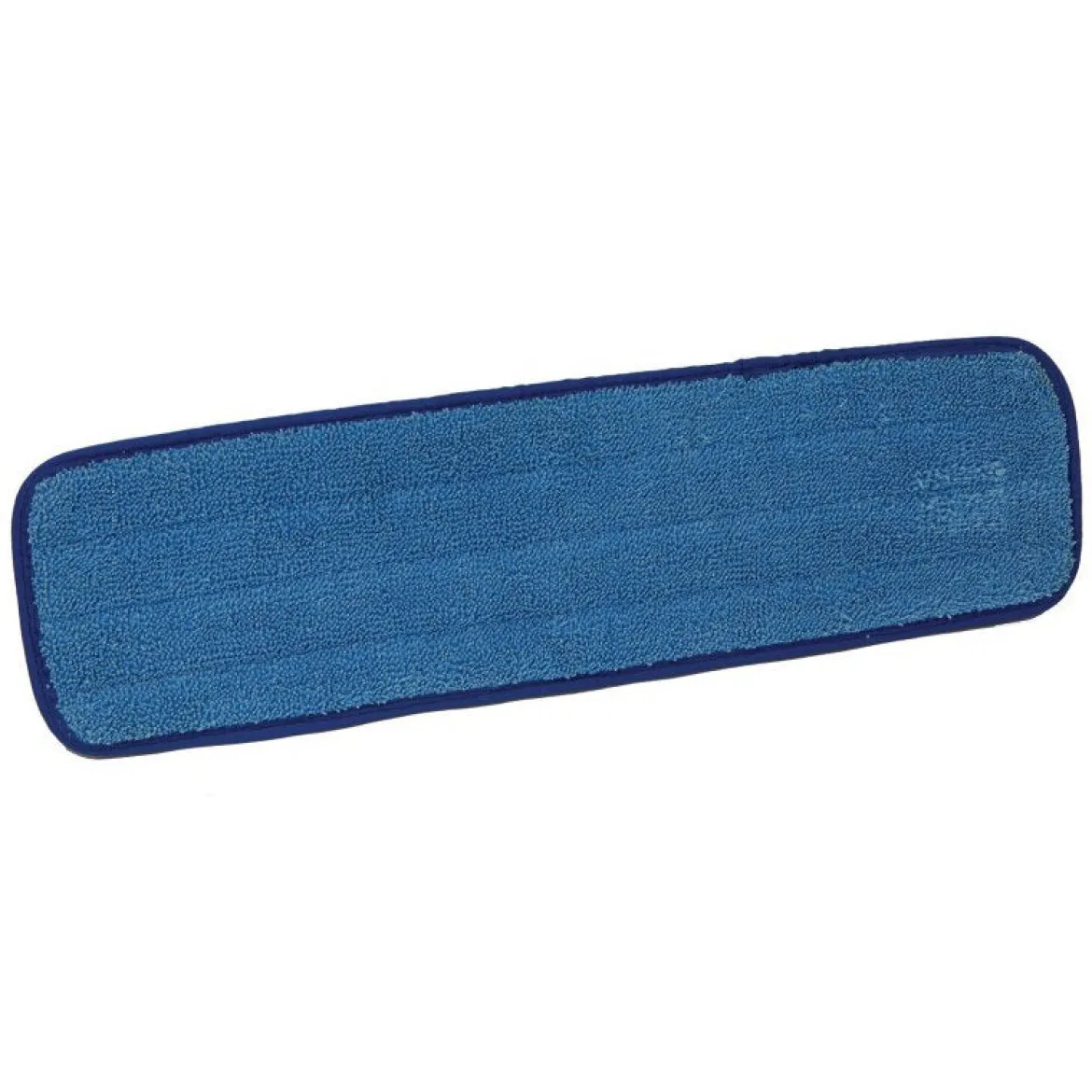 24" Blue Flat Microfiber Wet Floor Mops - Case of 12