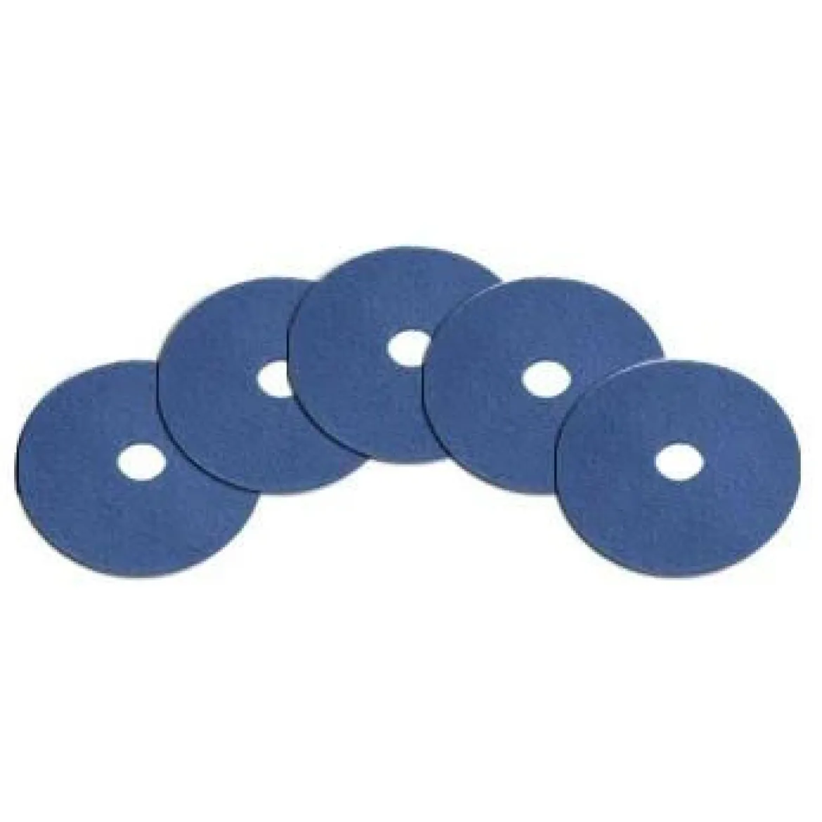 17" Blue Floor Cleaning & Scrubbing Pads - Case of 5