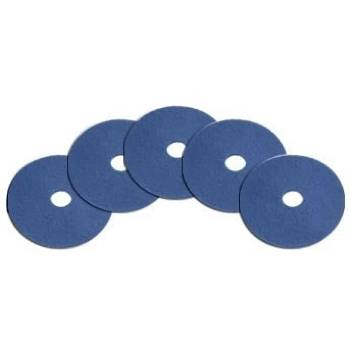 14" Blue Medium Duty Floor Scrubbing Pads - Case of 5