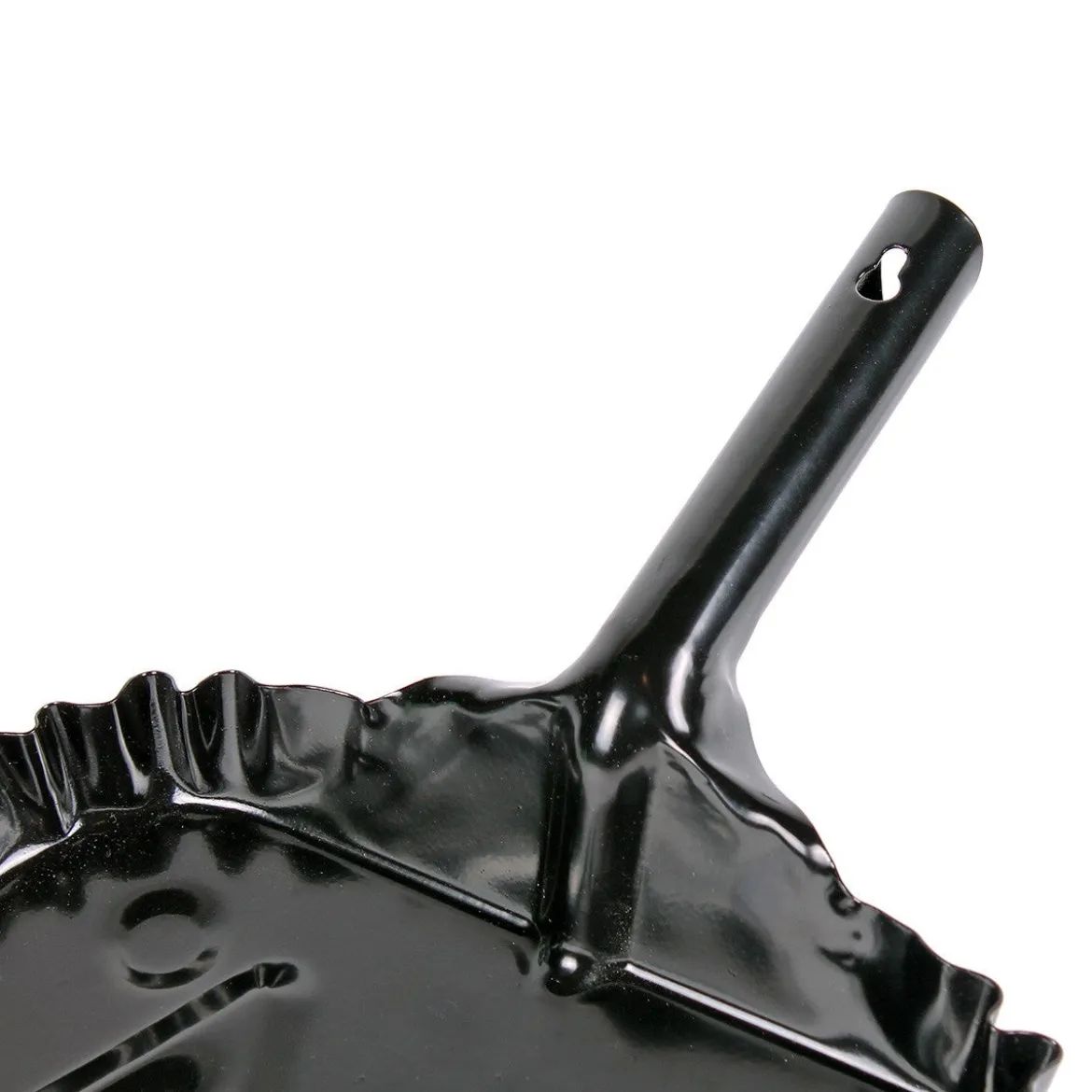 Boardwalk® Black Heavy Duty 12" Metal Dust Pan