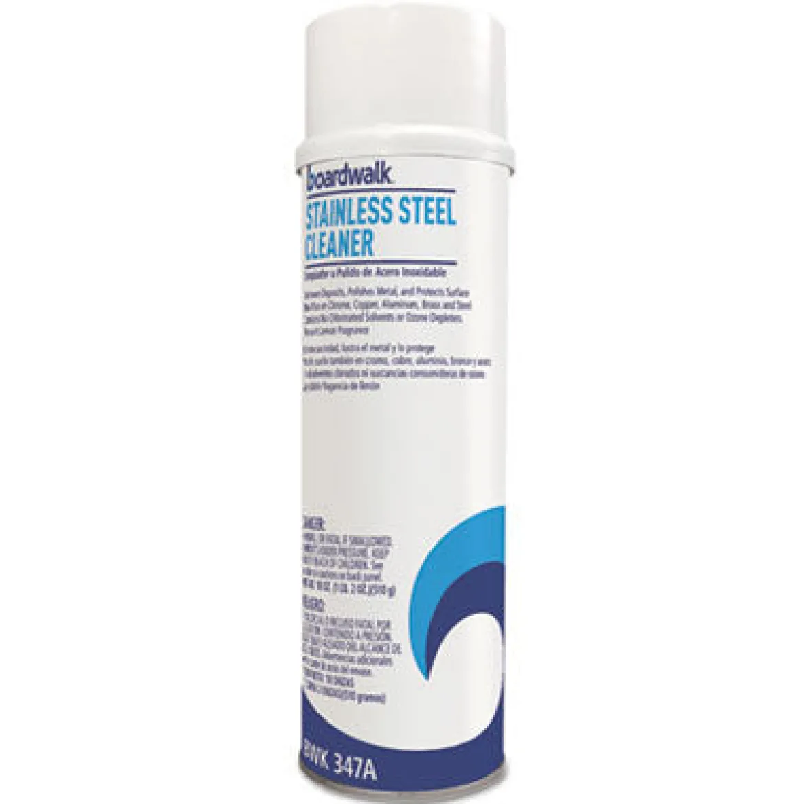 Boardwalk® Lemon Scent Stainless Steel Cleaner & Polish (18 oz. Aerosol Cans) - Case of 12