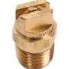 1/4" Brass 110° Universal V-Jet Spray Nozzle (#11002) for Heated Carpet Extractors - #02 Orifice