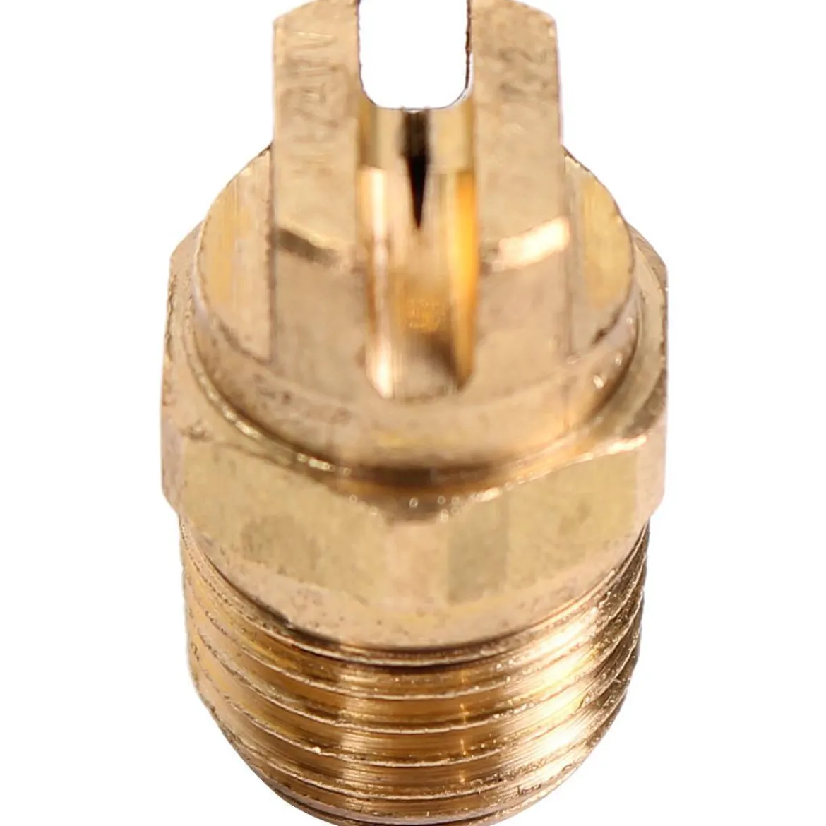 1/4" Brass 110° Universal V-Jet Spray Nozzle (#11002) for Heated Carpet Extractors - #02 Orifice