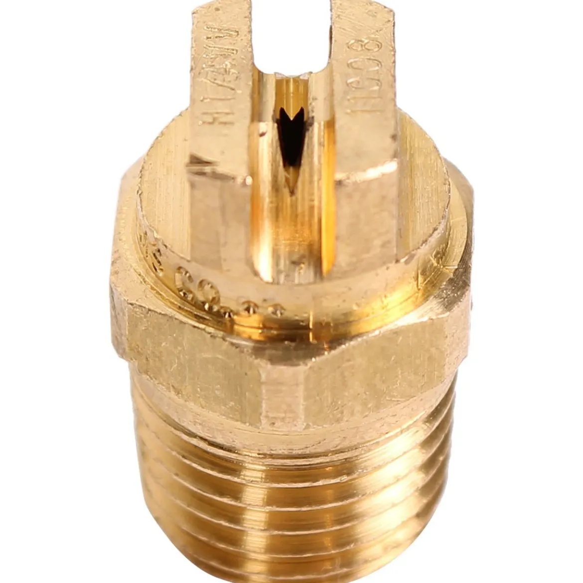 1/4" Brass 110° Universal V-Jet Spray Nozzle (#11008) for Non-Heated Carpet Extractors - #08 Orifice