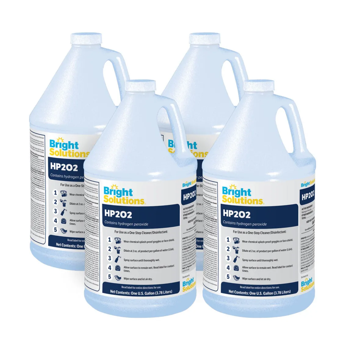 Bright Solutions® HP202 Hydrogen Peroxide Disinfectant Cleaner (32 oz RTU & 32 oz / 1 Gallon Concentrate Options)