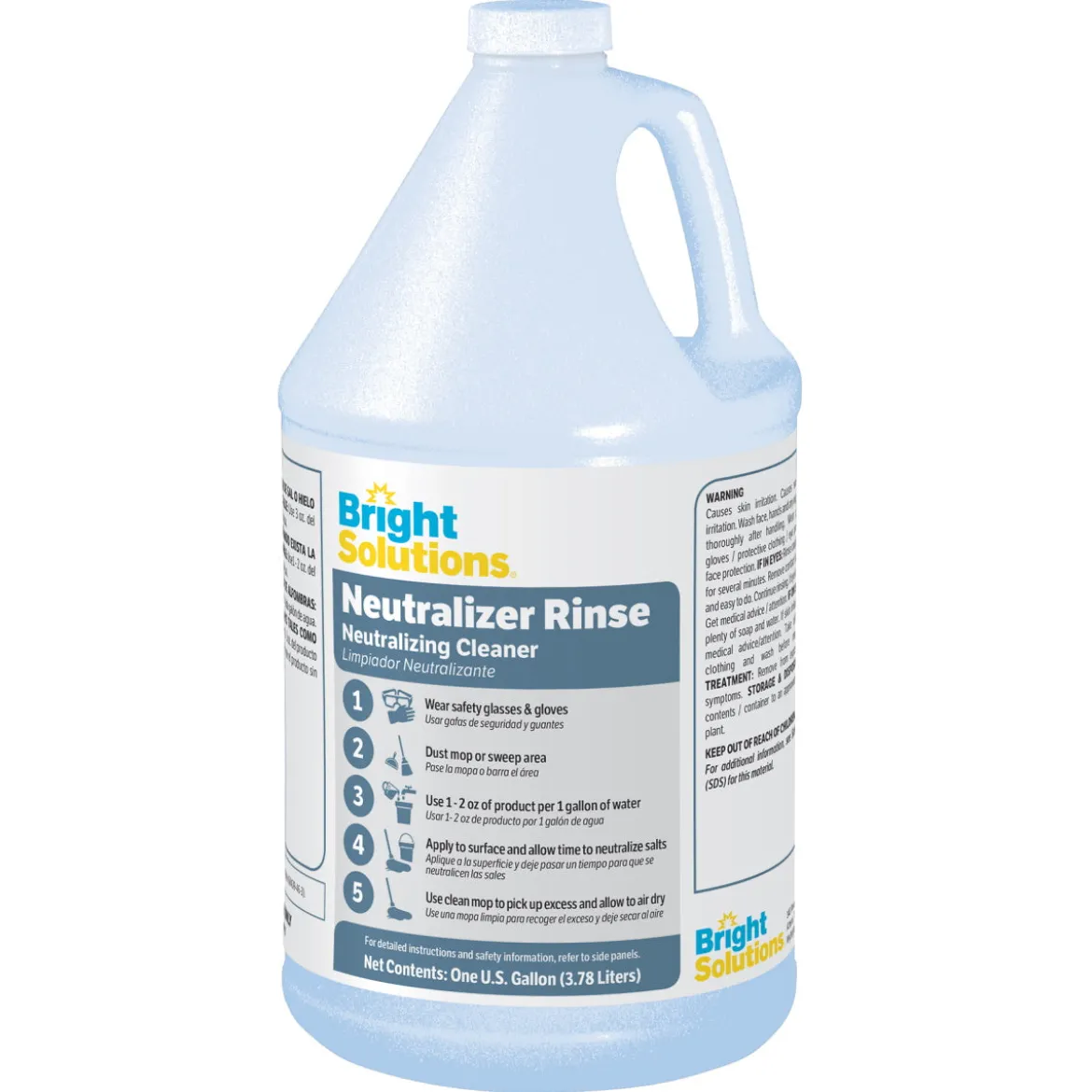 Bright Solutions® 'Neutralizer Rinse' Floor Cleaner (1 Gallon Bottles) - Case of 4