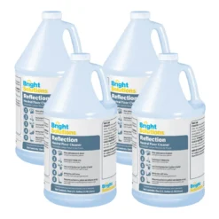 Bright Solutions® 'Reflection' Rinse Free Neutral Floor Cleaner (1 Gallon Bottles) - Case of 4