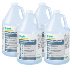 Bright Solutions® 'Reflection Floral' Neutral Cleaner (1 Gallon Bottles) - Case of 4