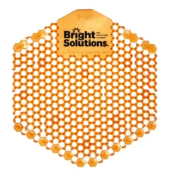 Bright Solutions® Wave 3D Mango Urinal Screen w/ Enzymes - Box of 10