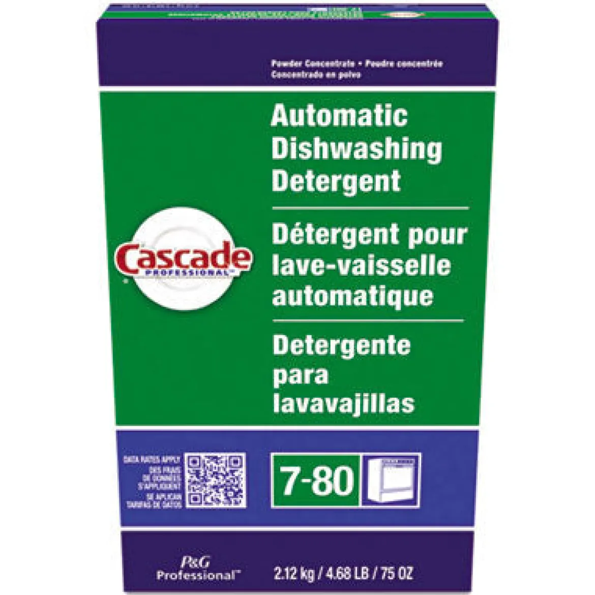 Cascade® Automatic Dishwasher Powder Detergent (75 oz Box) - Case of 7