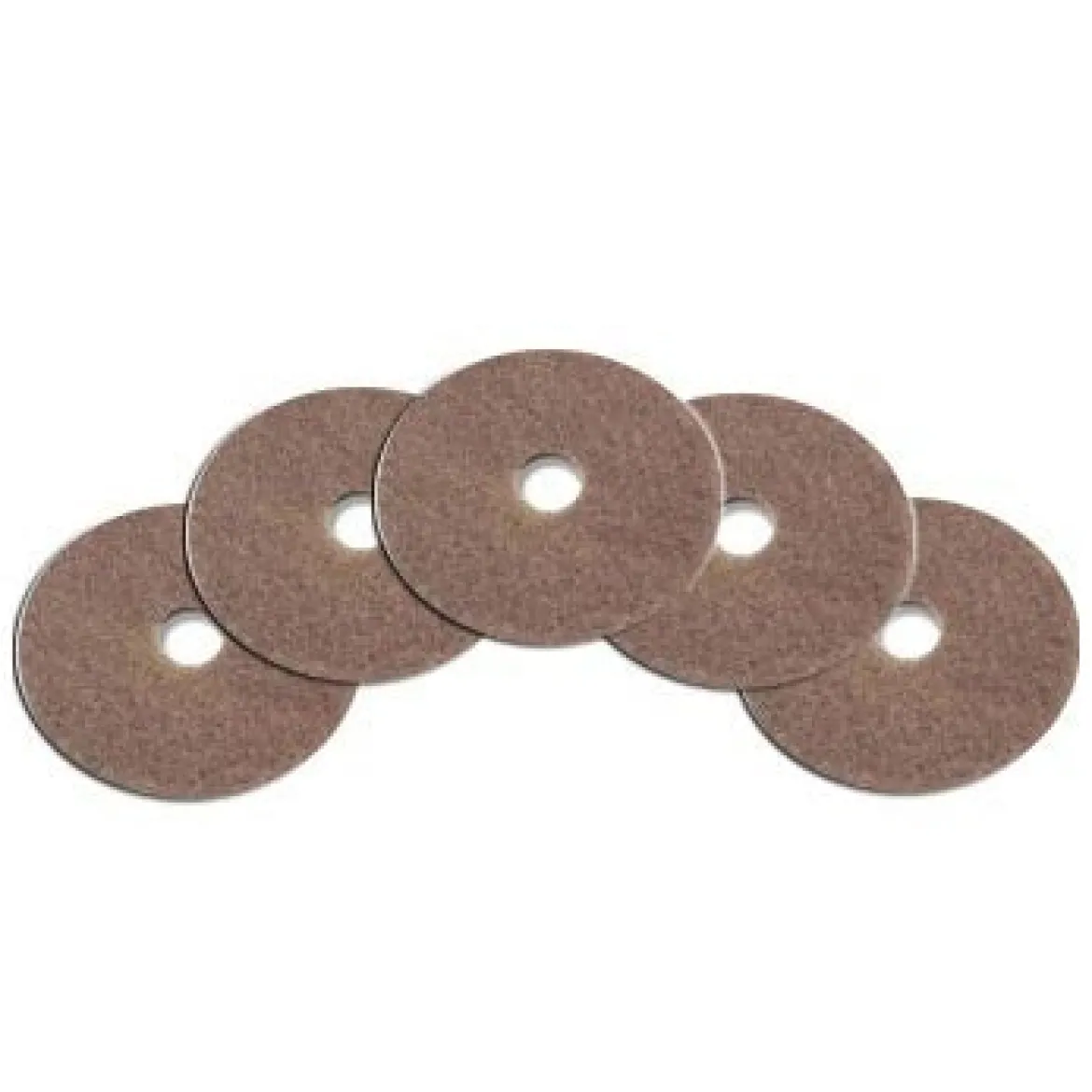 17" Champagne Soft Floor Burnishing Pads - Case of 5