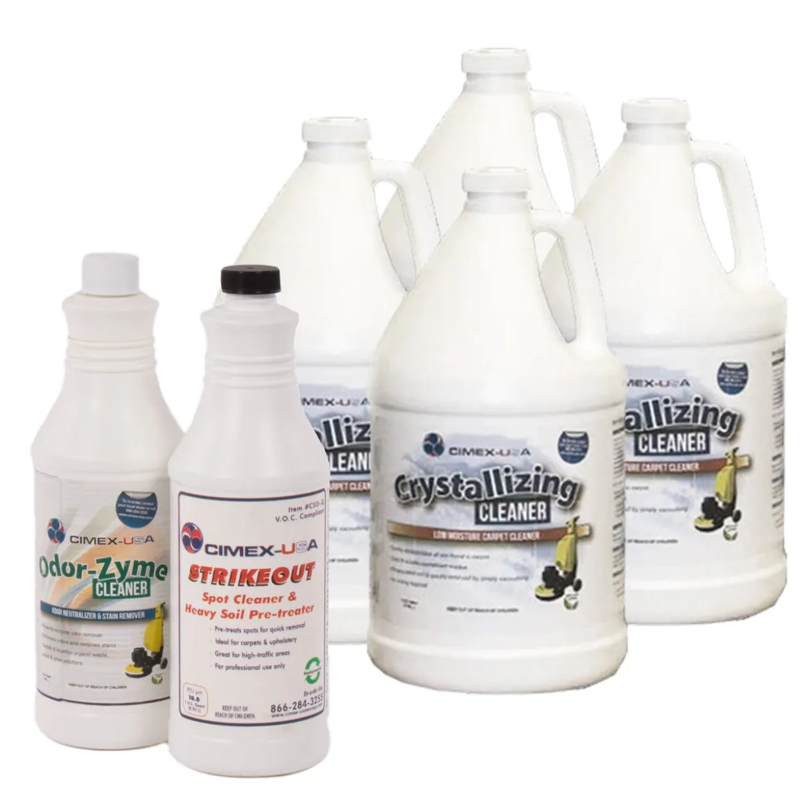 Cimex Carpet Scrubbing Machine Chemical Starter Kit