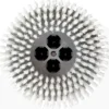 Cimex CR48CM 8" White Soft Nylon Carpet Scrubbing Brushes - Pack of 3