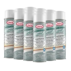 Claire® Baseboard Cleaner & Wax Stripper (19 oz Aerosol Cans) - Case of 12
