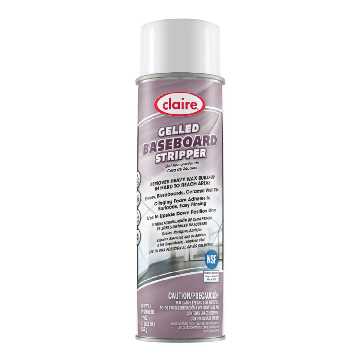 Claire® Gelled Baseboard Stripper (19 oz Aerosol Cans) - Case of 12