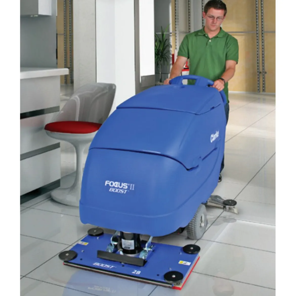 Clarke® Focus® II Boost® 14" x 28" Orbital Auto Floor Scrubber