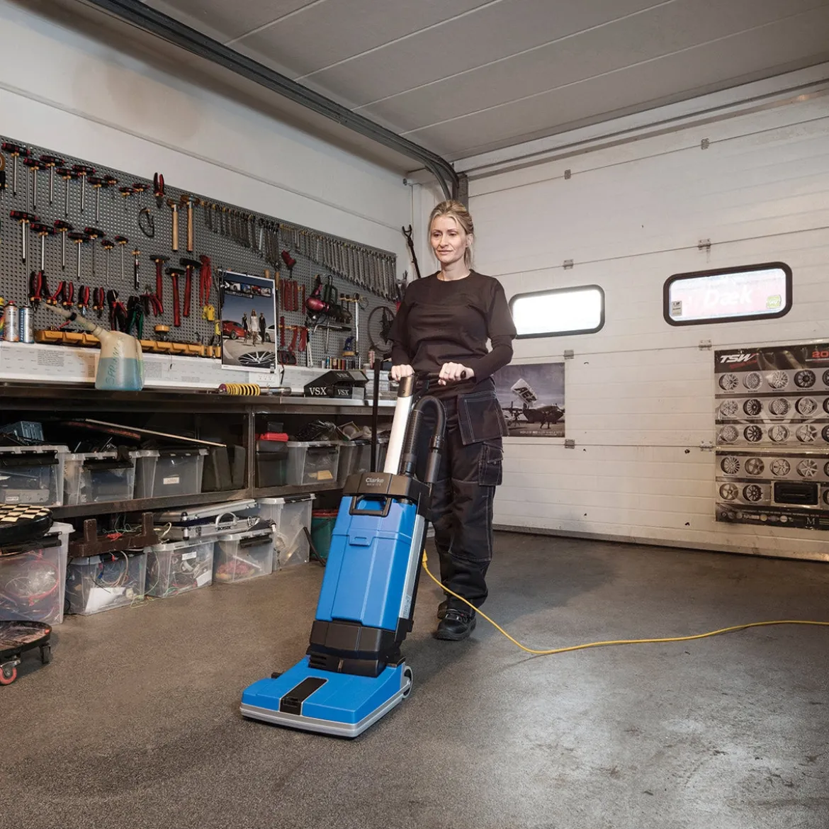 Clarke® MA10™ 12E Small Area Upright Floor Scrubber (Hard Floor & Carpet Options)