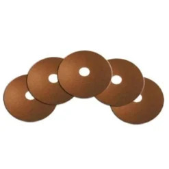 CleanFreak® 17" Brown Wet & Dry Floor Stripping Pads - Case of 5