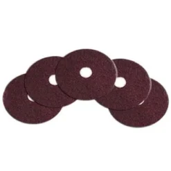 17" CleanFreak® 'Dominator' Burgundy High Performance Floor Wax Stripping Pads - Case of 5