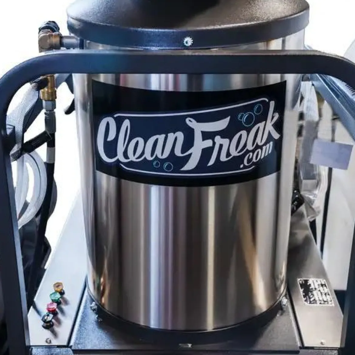 CleanFreak® 8.0 GPM Hot Water Drain Jetter Skid w/ Tank & 200' Reel (Gas Engine) – 3,500 PSI