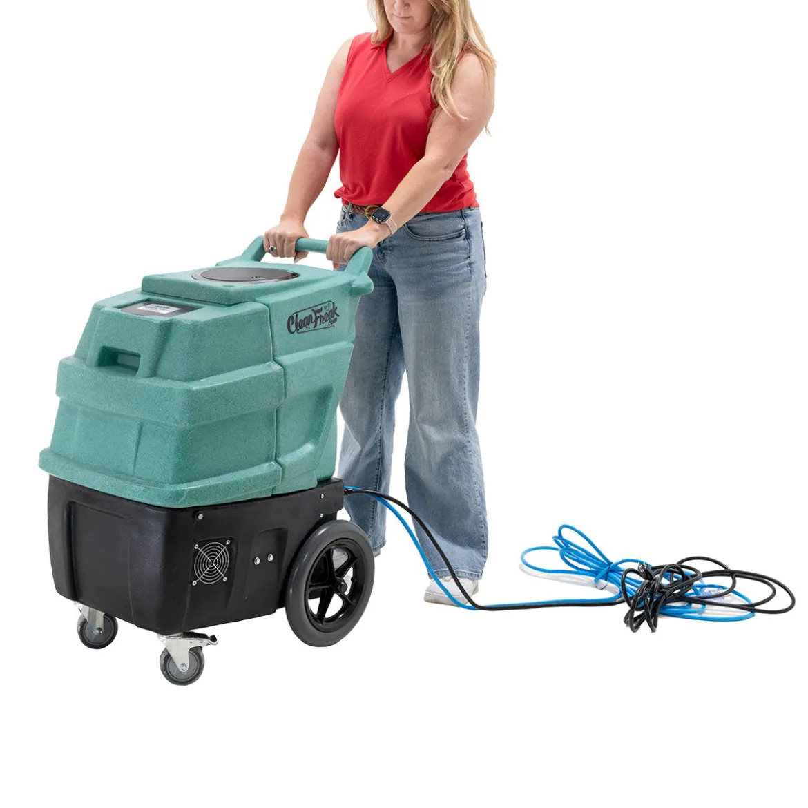 CleanFreak® Heated 500 PSI Portable Carpet Extractor Package w/ 12" Wand, 25' Hose & 4" Detailing Tool