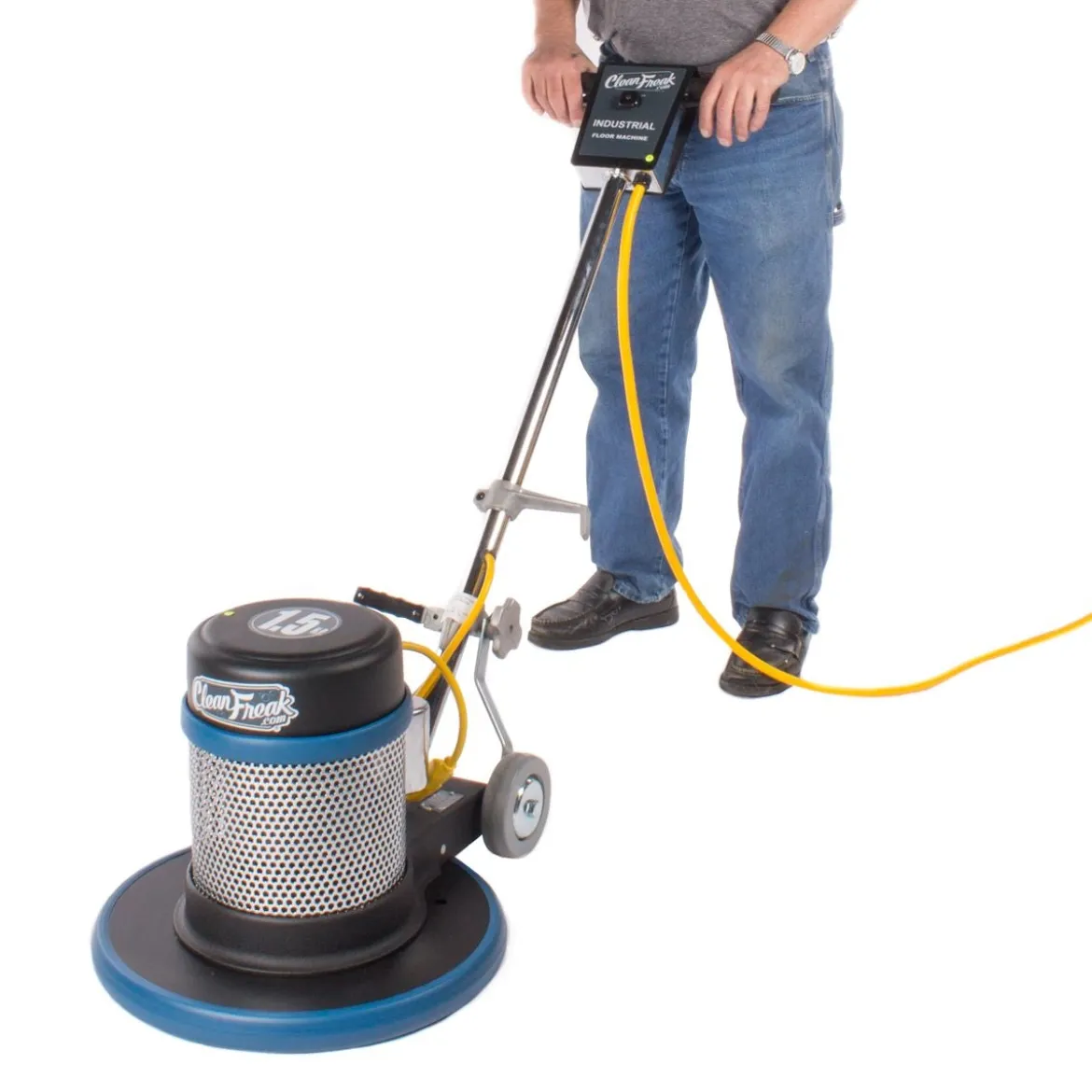 CleanFreak® 17" Heavy Duty 175 RPM Rotary Floor Buffer (Pad Holder Sold Separately)
