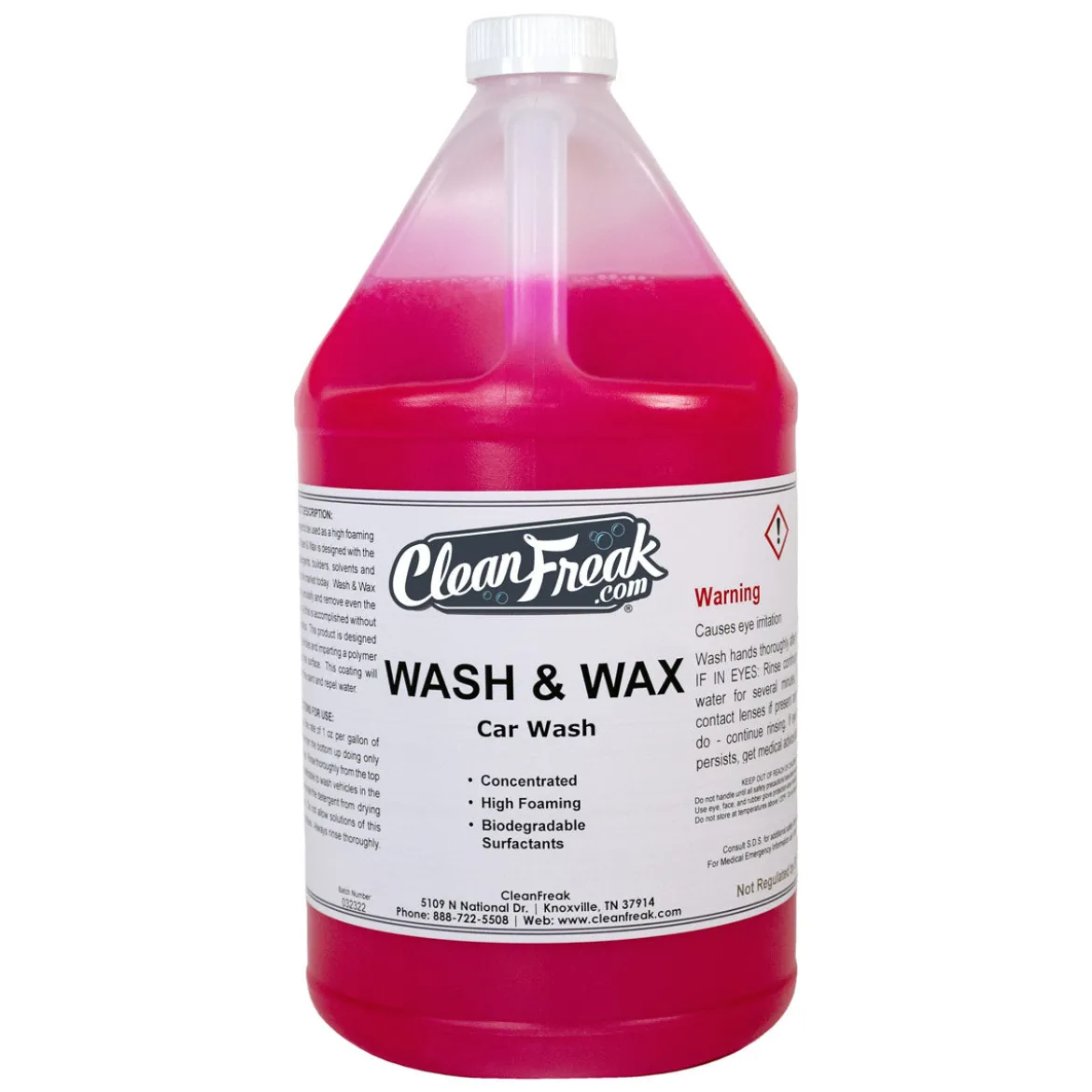 CleanFreak® ‘Wash & Wax’ Car Wash Detergent (1 Gallon Bottles) - Case of 4