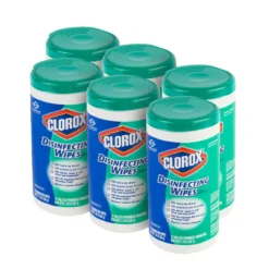 Clorox® Fresh Scent Disinfecting Wipes (7" x 8" | 75 Wipe Canisters) - Case of 6