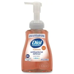 Dial® Professional Foaming Antibacterial Defense™ Hand Soap w/ Aloe (10 oz Pump Bottles) - Case of 8
