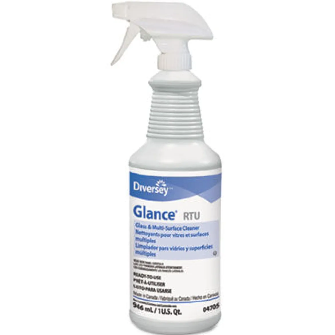 Diversey™ Glance® Glass & Multi-Surface Cleaner (32 oz Spray Bottles) - Case of 12