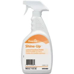 Diversey™ Shine-Up Lemon Furniture Cleaner & Polish (32 oz Spray Bottles) - Case of 12