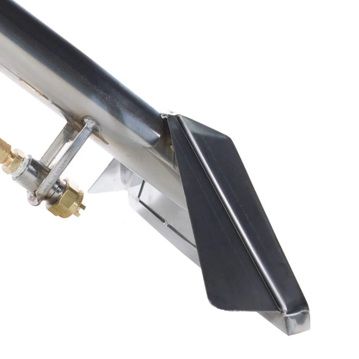 EDIC 10" Stainless Steel Drag Wand for Carpet Extractors (0 - 1,200 PSI) - 1 Jet