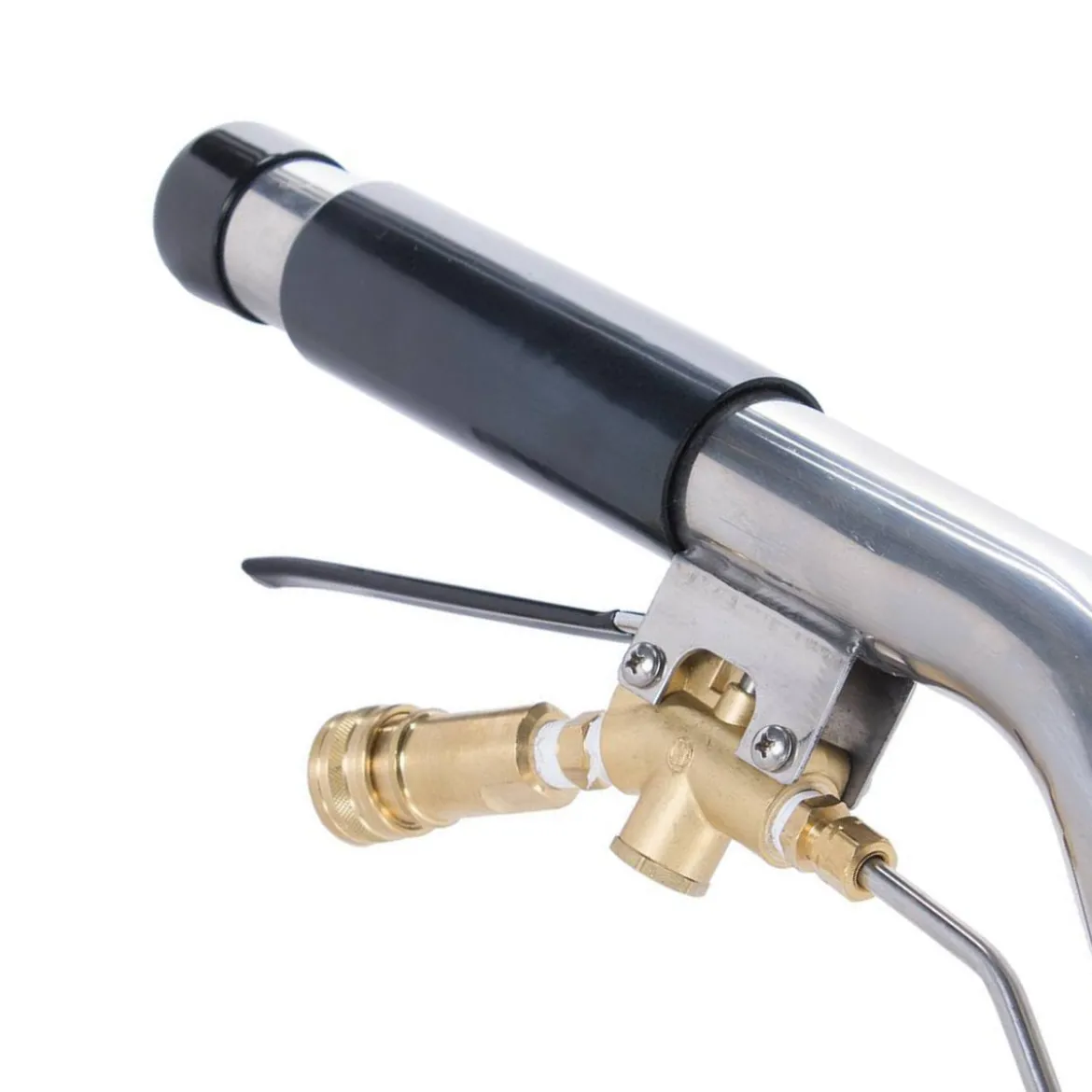 EDIC 10" Stainless Steel Drag Wand for Carpet Extractors (0 - 1,200 PSI) - 1 Jet