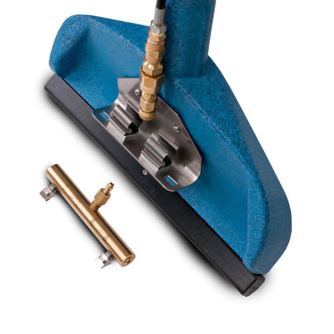 EDIC Triton Lightweight Aircraft Aluminum Carpet Cleaning Wand w/ 2 Jets (200 or 500 PSI Options) - 13” Head