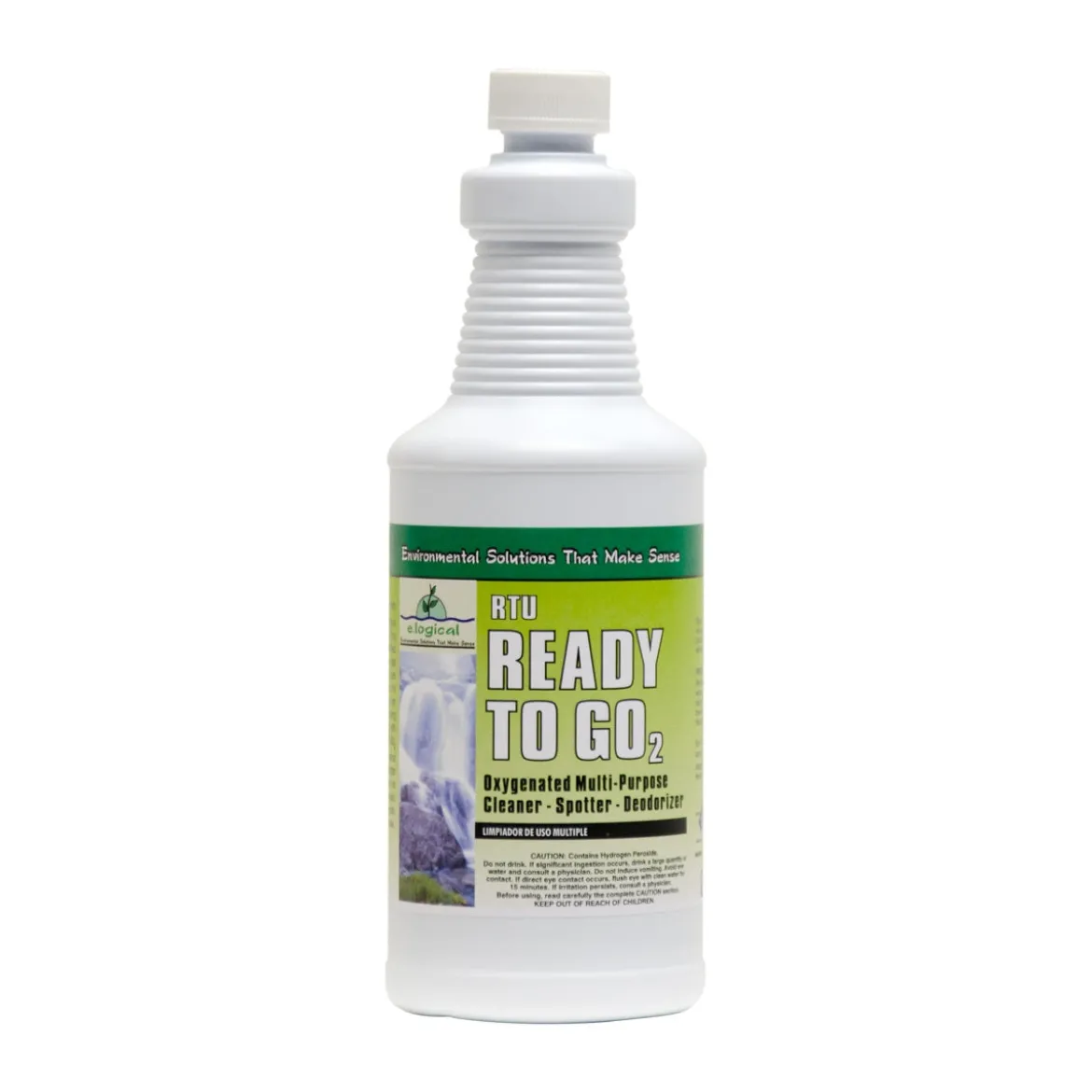 e.logical RTU Ready to Go2 Hydrogen Peroxide Carpet Stain Remover (32 oz Bottles) - Case of 6