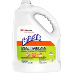 Fantastik® Pleasant Scent Multi-Purpose Disinfectant Degreaser (1 Gallon Bottles) - Case of 4