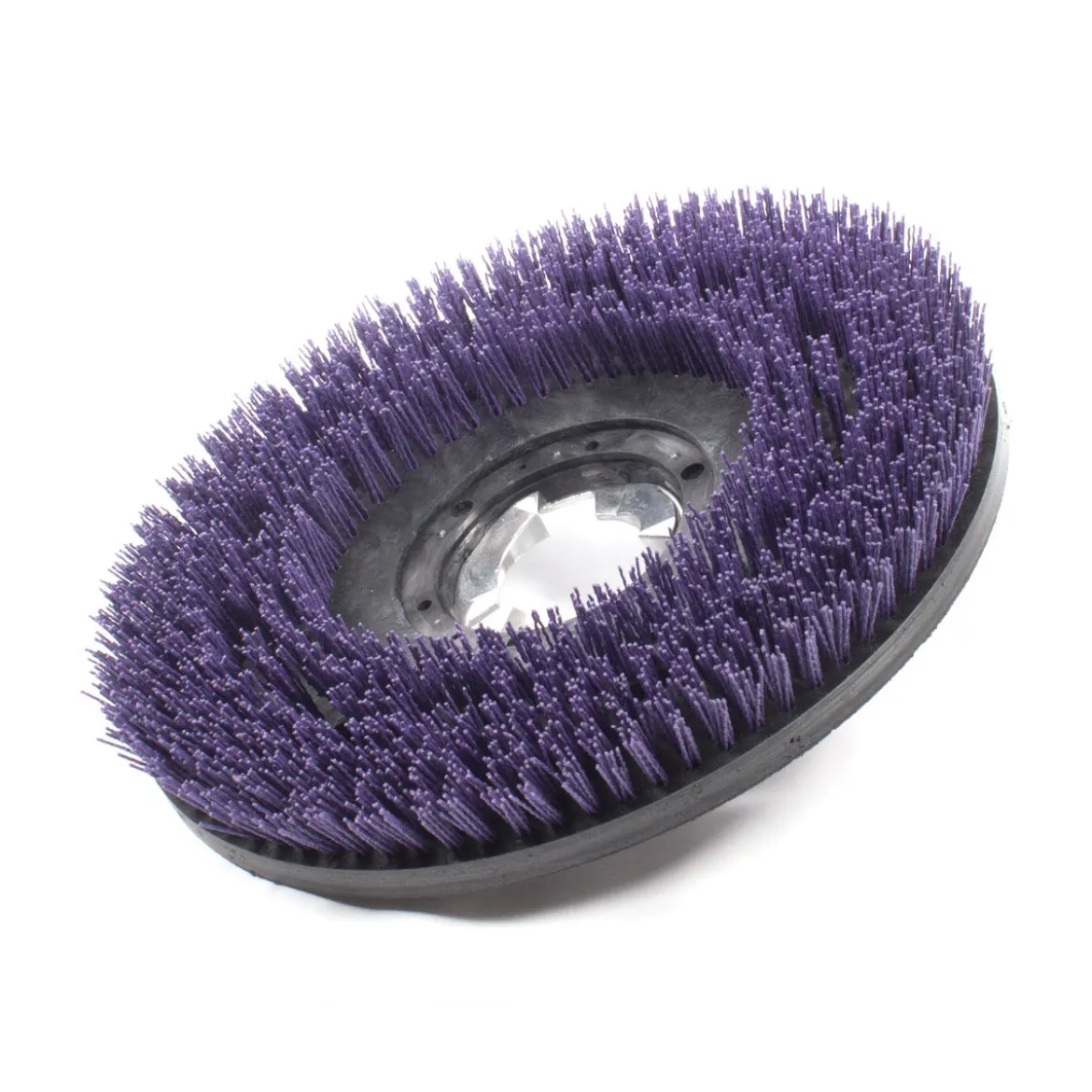 20" Floor Buffer Extra Heavy Duty Floor Stripping Brush w/ 46 Grit Impregnated Purple Nylon Bristles (18" Actual Diameter)