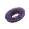 13" Floor Buffer Extra Heavy Duty Floor Stripping Brush w/ 46 Grit Impregnated Purple Nylon Bristles (11" Actual Diameter)