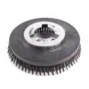 15" Floor Buffer Extremely Aggressive Stripping & Scouring Brush w/ Wire Bristle (13" Actual Diameter)