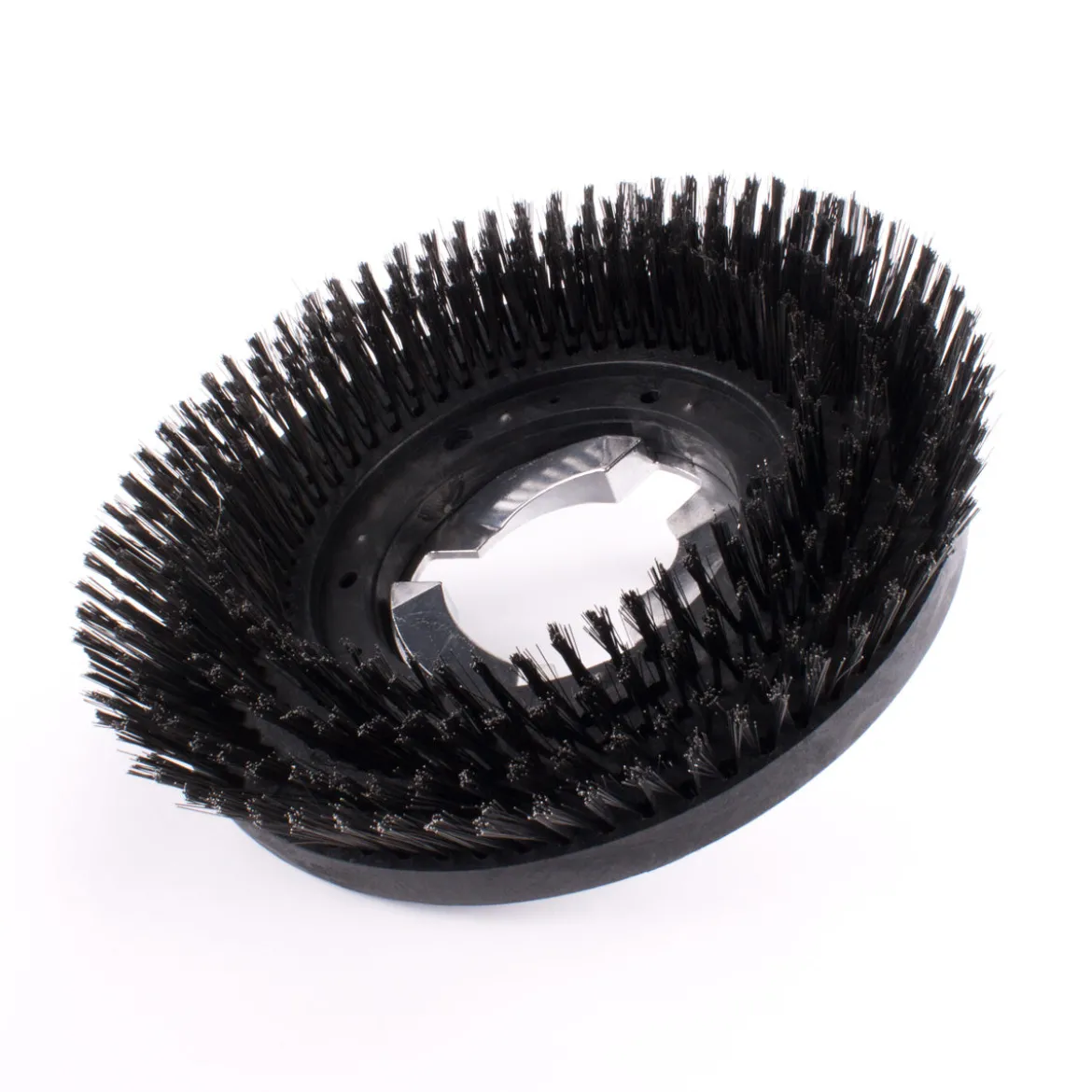 13" Floor Buffer Extremely Aggressive Stripping & Scouring Brush w/ Wire Bristles (11" Actual Diameter)