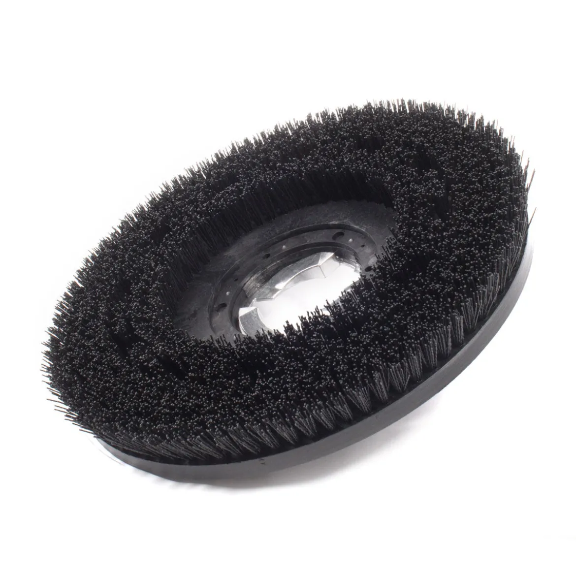 20" Floor Buffer Heavy Duty Floor Stripping Brush w/ 80 Grit Impregnated Black Nylon Bristles (18" Actual Diameter)
