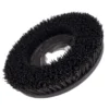 15" Floor Buffer Heavy Duty Floor Stripping Brush w/ 80 Grit Impregnated Black Nylon Bristles (13" Actual Diameter)