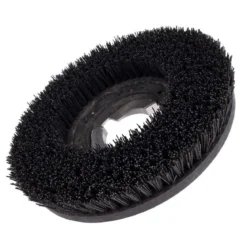 15" Floor Buffer Heavy Duty Floor Stripping Brush w/ 80 Grit Impregnated Black Nylon Bristles (13" Actual Diameter)