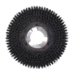 15" Floor Buffer Heavy Duty Floor Stripping Brush w/ 80 Grit Impregnated Black Nylon Bristles (13" Actual Diameter)