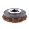 17" Floor Buffer Light Duty Floor Scrubbing & Polishing Brush w/ Soft Bassine Bristles (15" Actual Diameter)