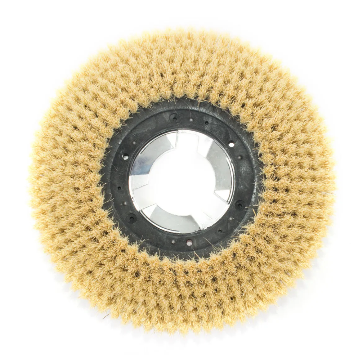 15" Floor Buffer Marble & Stone Floor Buffing & Polishing Brush w/ Tampico Bristles (13" Actual Diameter)