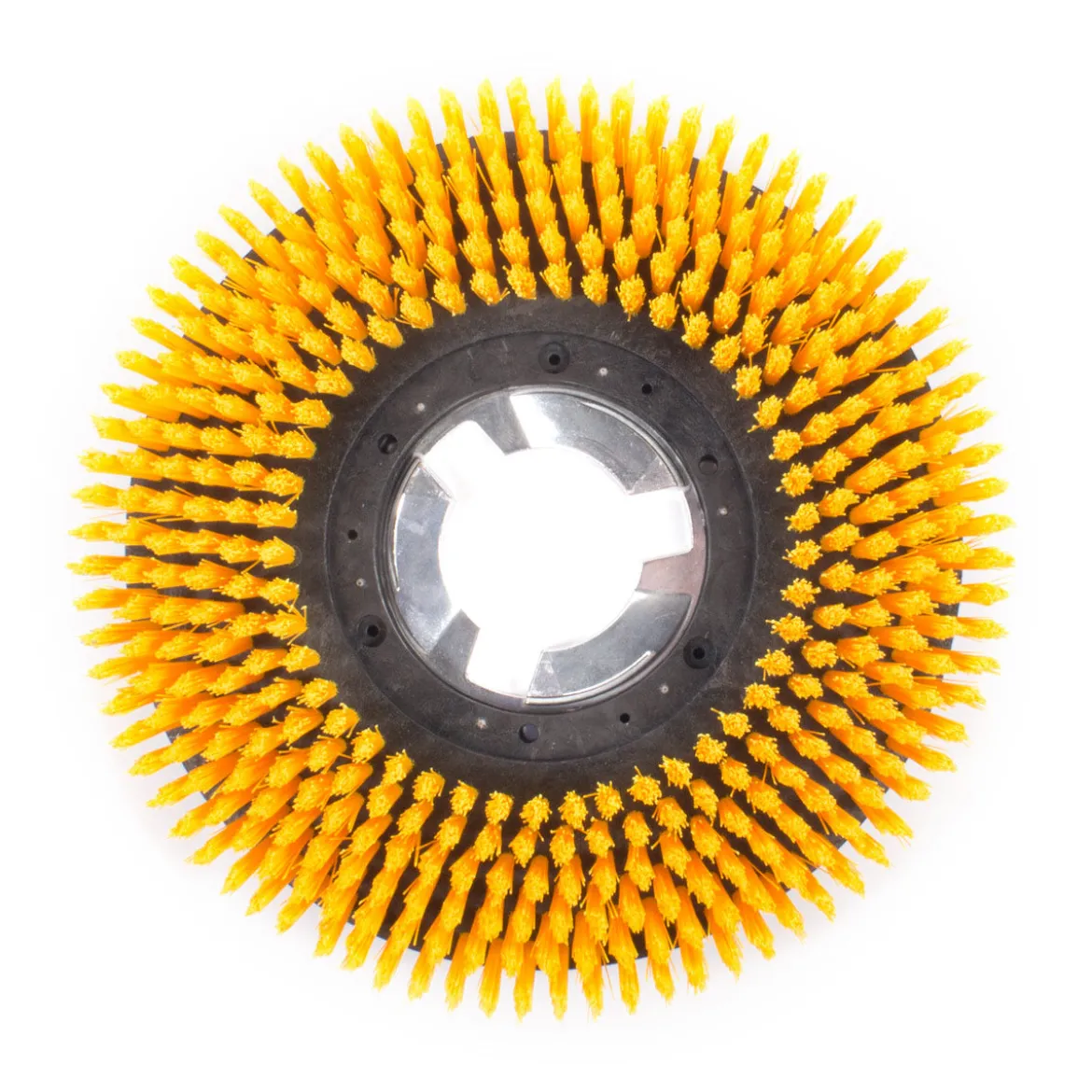 15" Floor Buffer Medium Duty Floor Scrubbing Brush w/ Poly Bristles (13" Actual Diameter)